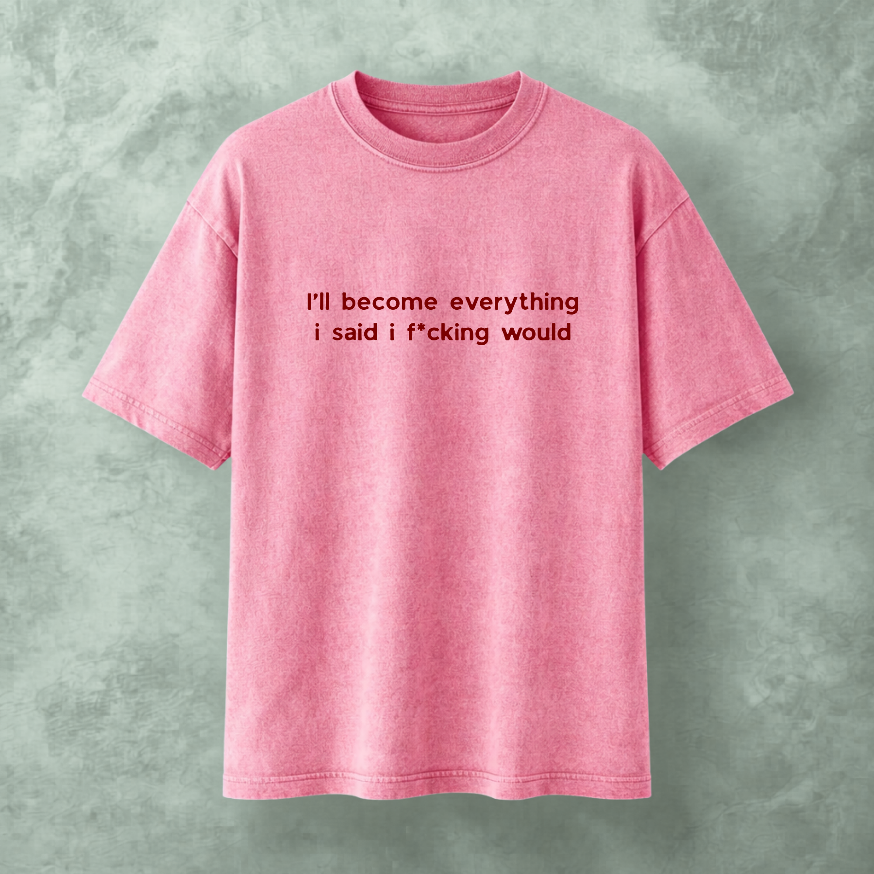 Washed Pink Tee