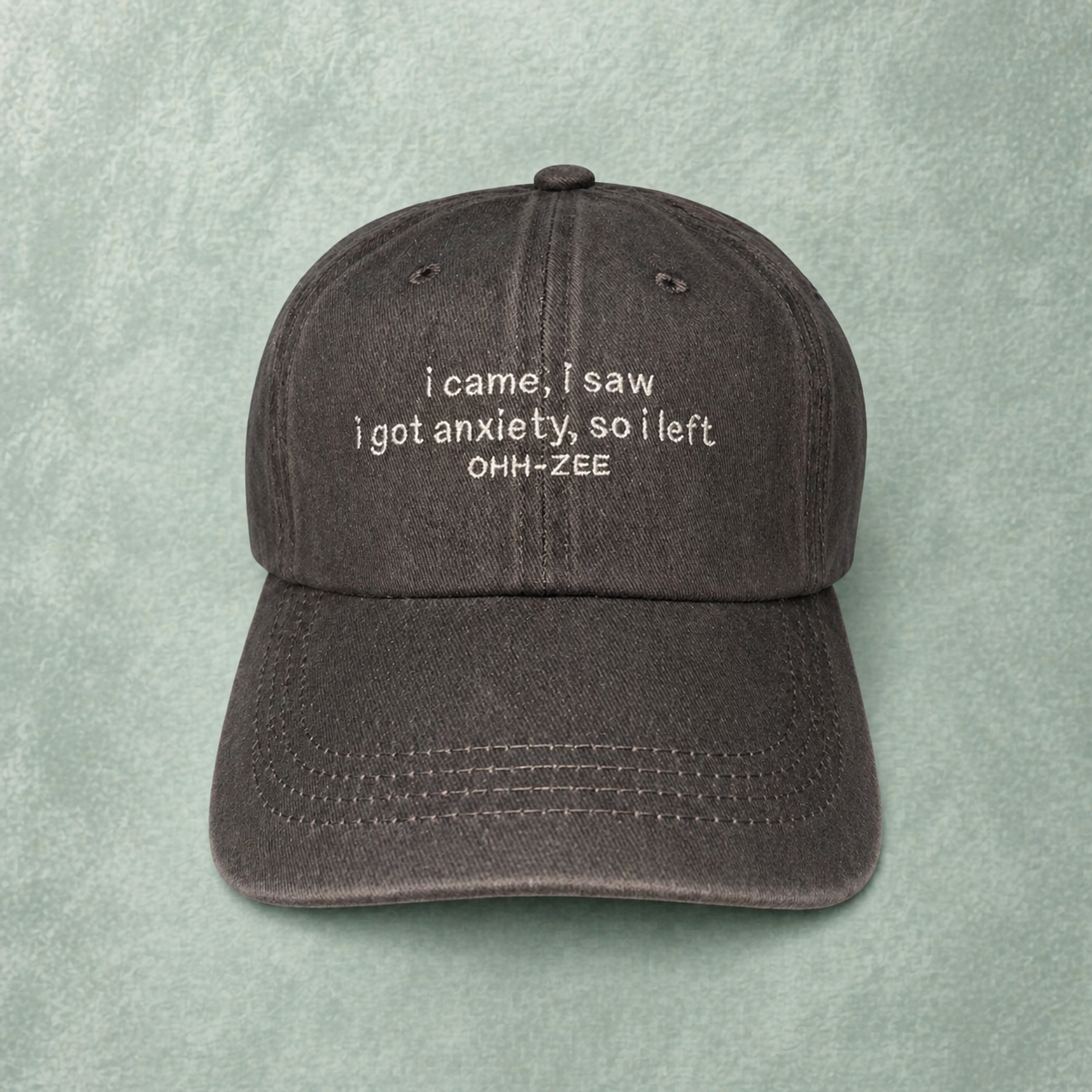 Washed Brown Cap