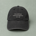Washed Grey Cap